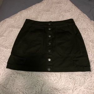 Carmar Green Utility Skirt